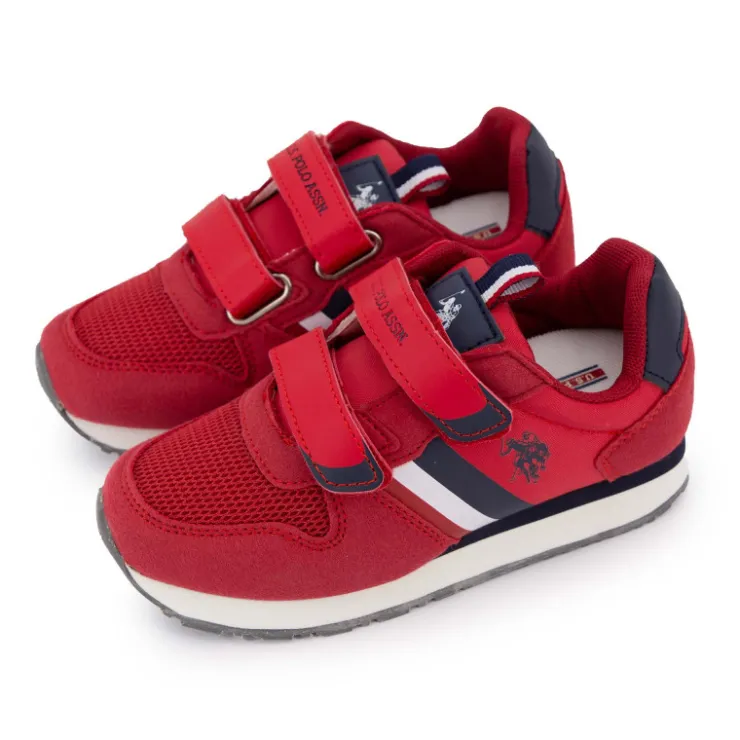 US POLO Baskets nobil Enfant ROUGE Best