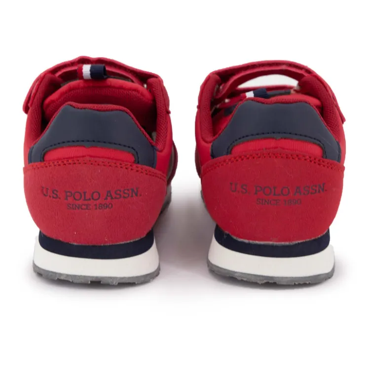 US POLO Baskets nobil Enfant ROUGE Best