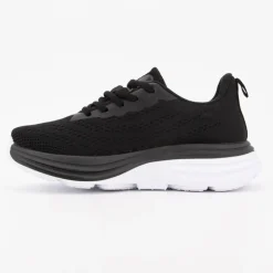 KELARA Baskets es à lacets semelle plateforme épaisse Femme NOIR Outlet