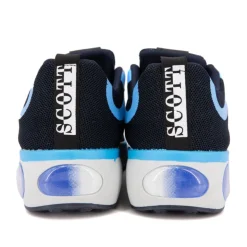SCOTT Baskets noires à motifs blancs Homme BLEU FONCE