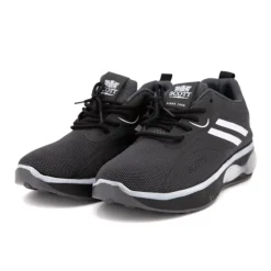 SCOTT Baskets noires à motifs blancs Homme GRIS FONCE Online