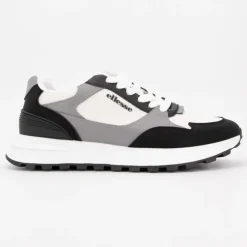 ELLESSE Baskets noires semelle he à lacets s Femme BLANC New