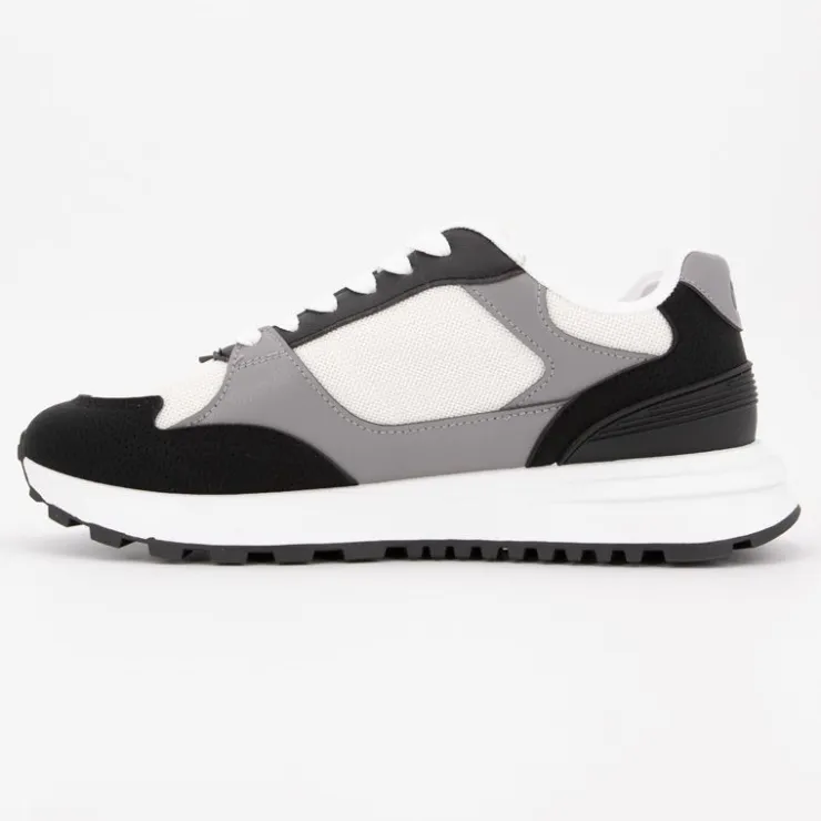 ELLESSE Baskets noires semelle he à lacets s Femme BLANC New