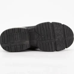 LEE COOPER Baskets es toile à lacets semelle originale Enfant NOIR