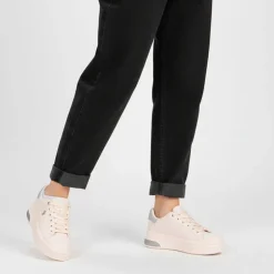 US POLO Baskets orange pastel paillettes silver peony asuka Femme ORANGE CLAIR Clearance