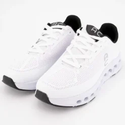 AMERICAN COLLEGE Baskets power à lacets tissu texturé semelle perforée Homme BLANC