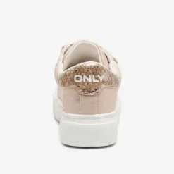 ONLY Baskets scratch python donna brillant pearl Femme ROSE CLAIR Outlet