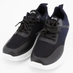 NEW ONE Baskets semelle épaisse perforée k51811 Homme BLEU FONCE Sale