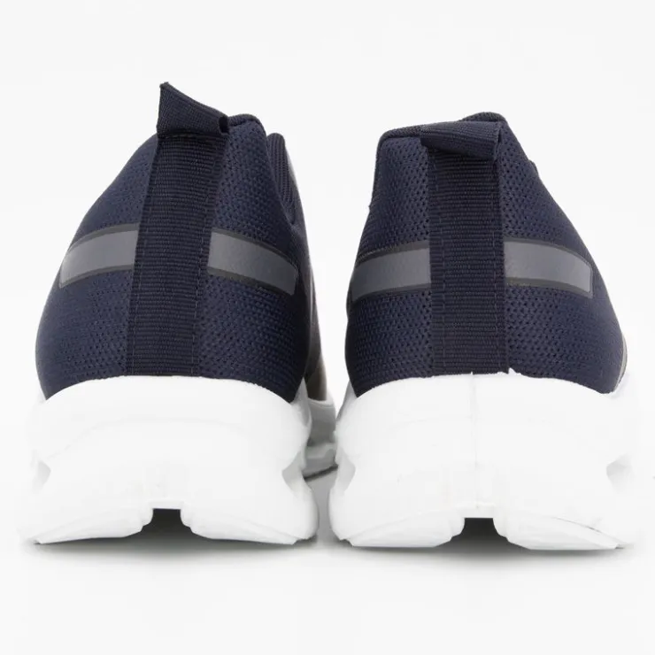 NEW ONE Baskets semelle épaisse perforée k51811 Homme BLEU FONCE Sale