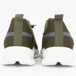 NEW ONE Baskets semelle épaisse perforée k51811 Homme KAKI