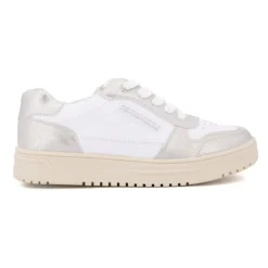 TOM TAILOR Baskets silver à lacets semelle crème Femme ARGENT Online