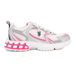 US POLO Baskets streetwear tissu avec touches de couleur Enfant ROSE Best