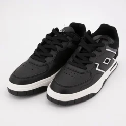 LOTTO Baskets style skate fifty semelle blanche Homme NOIR New