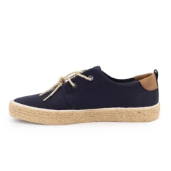 TOM TAILOR Baskets toile espadrille navy à lacets Homme BLEU FONCE Hot