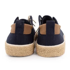 TOM TAILOR Baskets toile espadrille navy à lacets Homme BLEU FONCE Hot