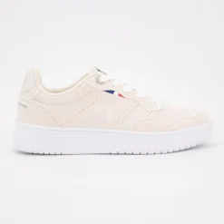 US POLO Baskets toile kosmo semelle blanche Femme BEIGE Outlet