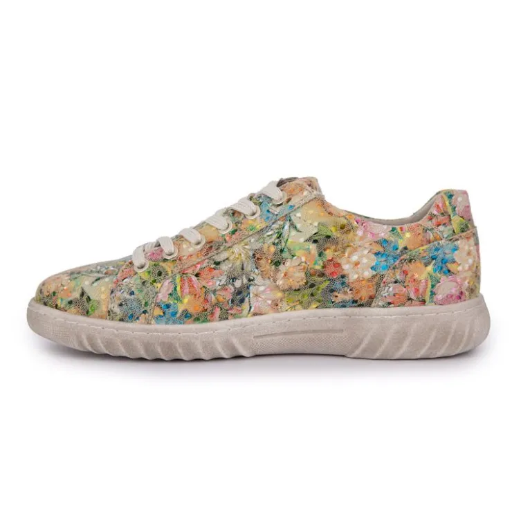 ROMIKA Baskets toile strass coloré avec lacets Femme MULTICOLORE Discount