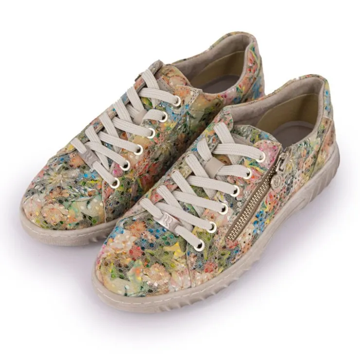 ROMIKA Baskets toile strass coloré avec lacets Femme MULTICOLORE Discount