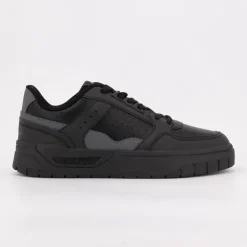 LOTTO Baskets toile style skater semelle épaisse Homme NOIR Online