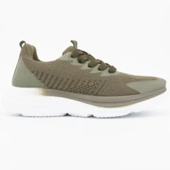 NEW ONE Baskets ton sur ton maille semelle épaisse k51807 Homme KAKI Online