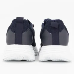 NEW ONE Baskets ton sur ton maille semelle épaisse k51807 Homme BLEU FONCE New