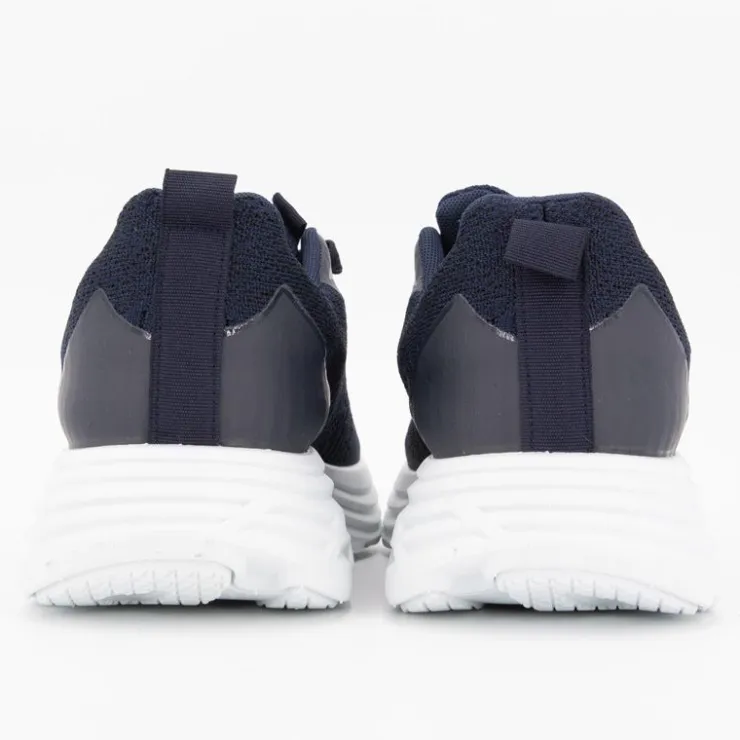 NEW ONE Baskets ton sur ton maille semelle épaisse k51807 Homme BLEU FONCE New