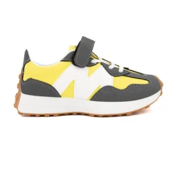 MANOUKIAN Baskets yolane à scratch semelle épaisse Enfant JAUNE Clearance