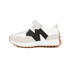 MANOUKIAN Baskets yolane à scratch semelle épaisse Enfant BLANC Hot