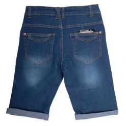 ELEVEN PARIS Bermuda délavé Enfant BLEU