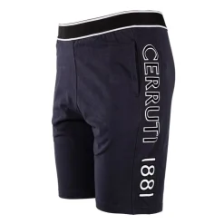 CERRUTI Bermuda buffa taille élastique liseré logo latéral Homme BLEU FONCE Sale