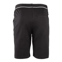 CERRUTI Bermuda buffa taille élastique liseré logo latéral Homme NOIR Outlet