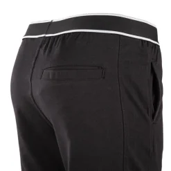 CERRUTI Bermuda buffa taille élastique liseré logo latéral Homme NOIR Outlet