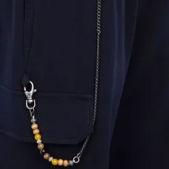 IMPERIAL Bermuda cargo avec chaine à perles midnight blue Homme BLEU FONCE