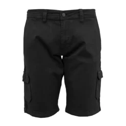 BILL TORNADE Bermuda cargo regular avec poches Homme NOIR Sale
