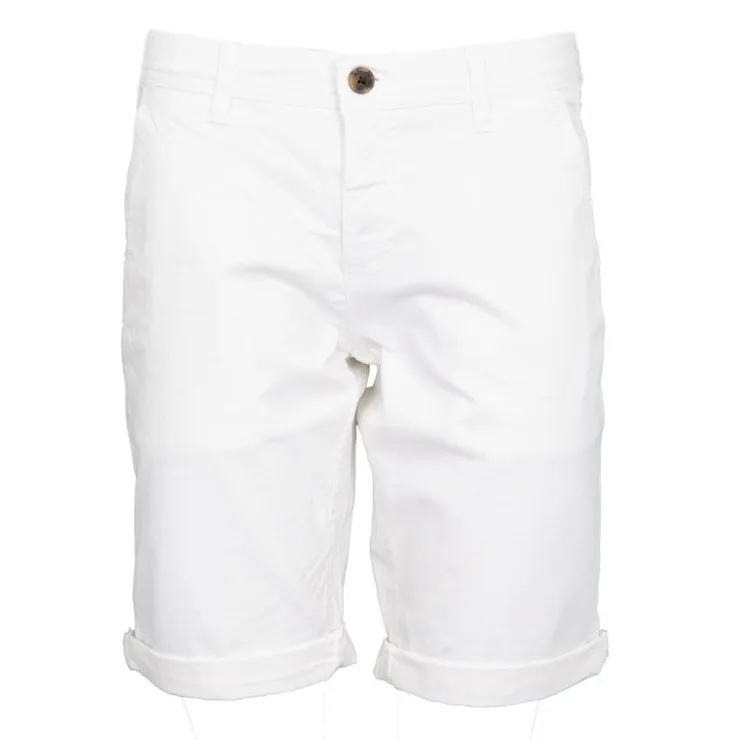 PANAME BROTHERS Bermuda chino Bary avec revers Homme BLANC Sale