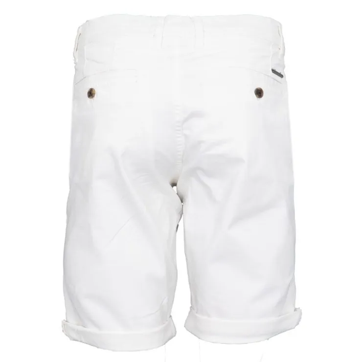 PANAME BROTHERS Bermuda chino Bary avec revers Homme BLANC Sale