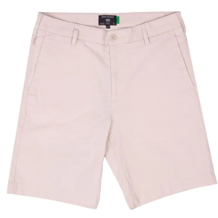DOCKERS Bermuda chino coton lin Homme BEIGE Clearance