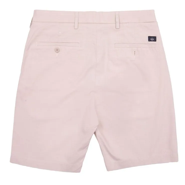 DOCKERS Bermuda chino coton lin Homme BEIGE Clearance