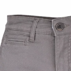 BLAGGIO Bermuda chino coton stretch armuré Varen Homme GRIS Discount