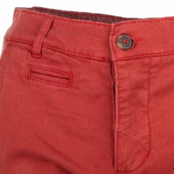 BLAGGIO Bermuda chino coton stretch armuré Varen Homme ORANGE