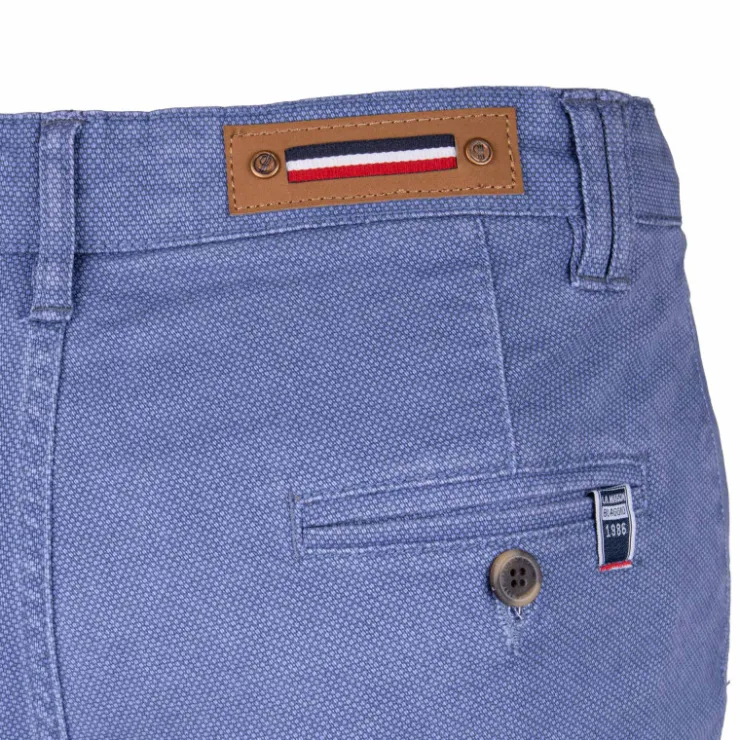 BLAGGIO Bermuda chino coton stretch armuré Varen Homme Clearance