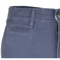 BLAGGIO Bermuda chino coton stretch armuré Varen Homme BLEU FONCE Online