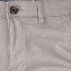 BLAGGIO Bermuda chino imprime valon Homme GRIS Hot