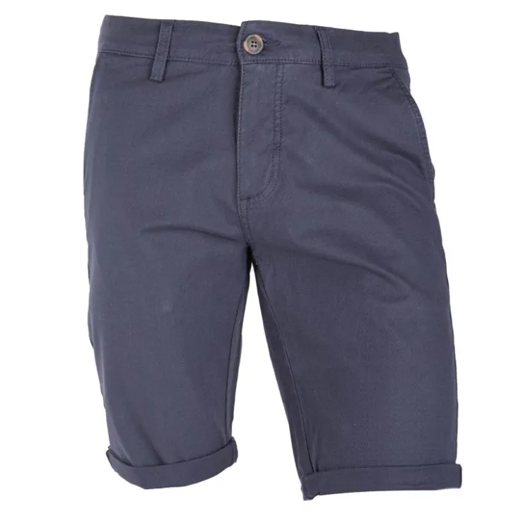 BLAGGIO Bermuda chino uni vico Homme BLEU FONCE Outlet