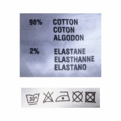 BLAGGIO Bermuda chino venili coton stretch popeline revers gansé bouton Homme GRIS FONCE Sale