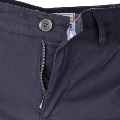 BLAGGIO Bermuda chino venili coton stretch fermeture éclair Homme BLEU FONCE Outlet