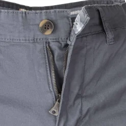 BLAGGIO Bermuda chino venili coton stretch fermeture éclair Homme BLEU PETROLE
