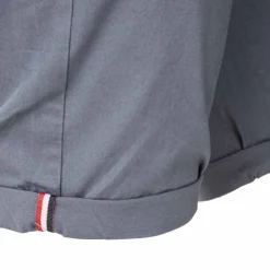 BLAGGIO Bermuda chino venili coton stretch fermeture éclair Homme BLEU PETROLE