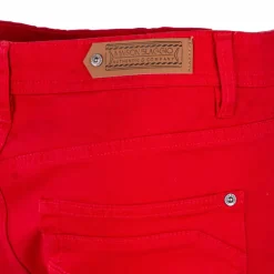 BLAGGIO Bermuda coton stretch 5 poches Valley Homme ROUGE New