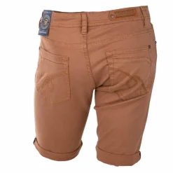 BLAGGIO Bermuda coton stretch 5 poches Valley Homme MARRON New